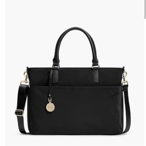 NWOT Lo & Sons Brookline Laptop Bag, Black, Nylon